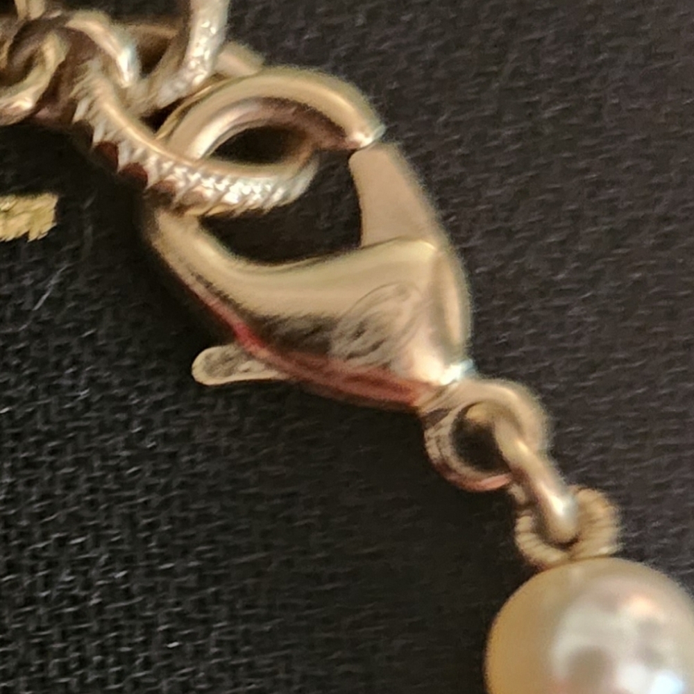 ❌️SOLD DIRECTLY ❌️CHANEL 100th Anniversary Pearl + Charm Necklace - Picture 12 of 16